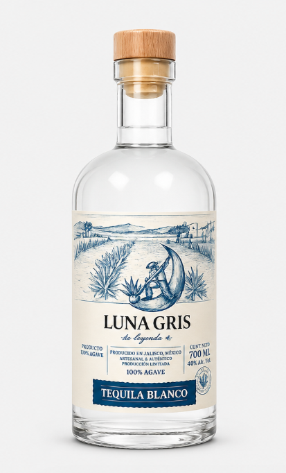 Luna Gris Blanco bottle