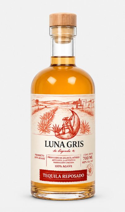 Luna Gris Reposado bottle